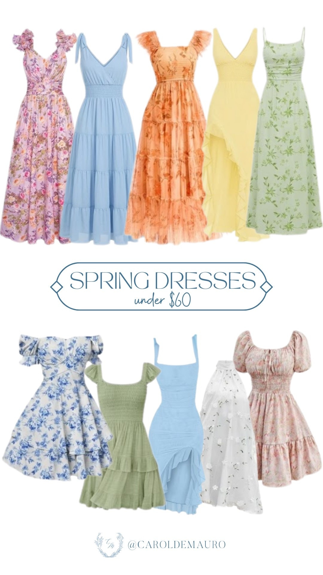 These new Spring dresses are giving major Bridgerton vibes and they're under $60 only! Whether you're heading to a garden party or just want to feel breezy on a weekend coffee run, there is a perfect style here for every vibe this season.

brunch date, casual chic, modest look, outfit inspo, petite fashion, seasonal fits, vacation wardrobe, amazon fashion

#LTKSeasonal #LTKootd #LTKU