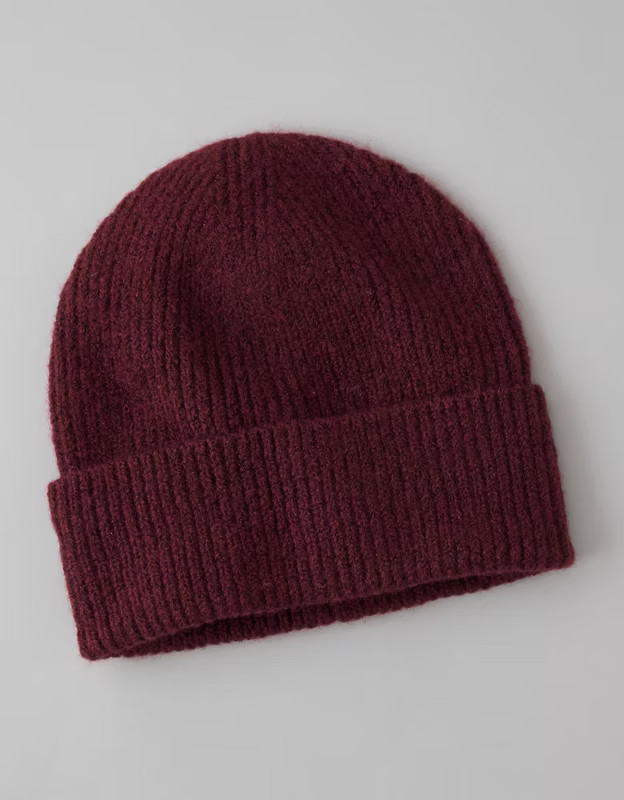 AE Cozy Ribbed Beanie | American Eagle Outfitters (US & CA)