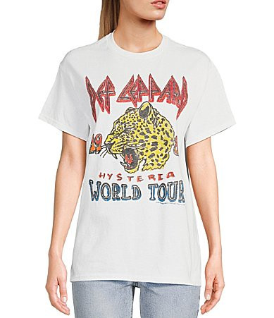 Junk Food Short Sleeve Def Leppard Hysteria T-Shirt - M | Dillard's