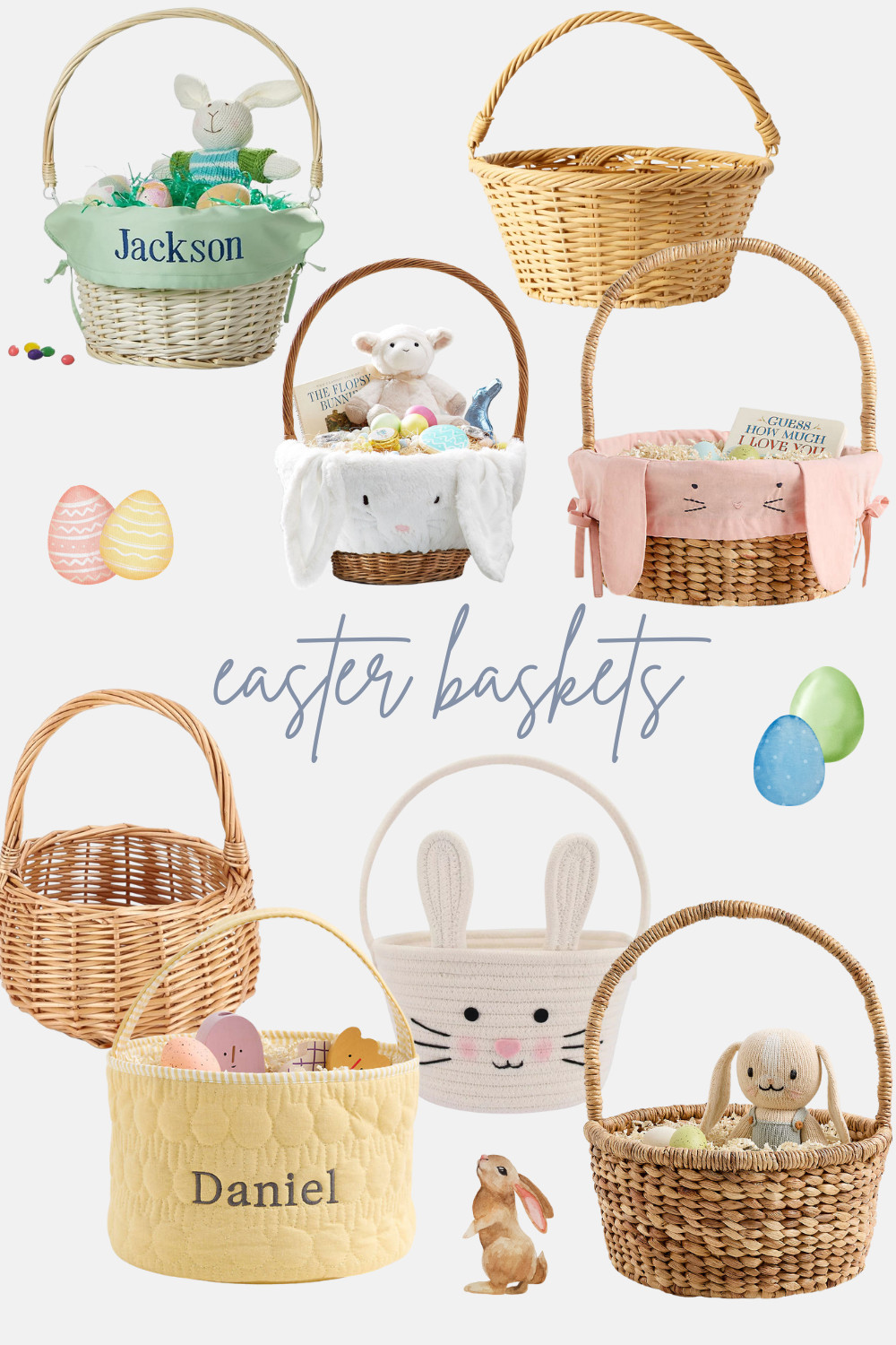 cutest easter baskets 🐇🐣🪺 

 #LTKBaby #LTKKids #LTKFamily