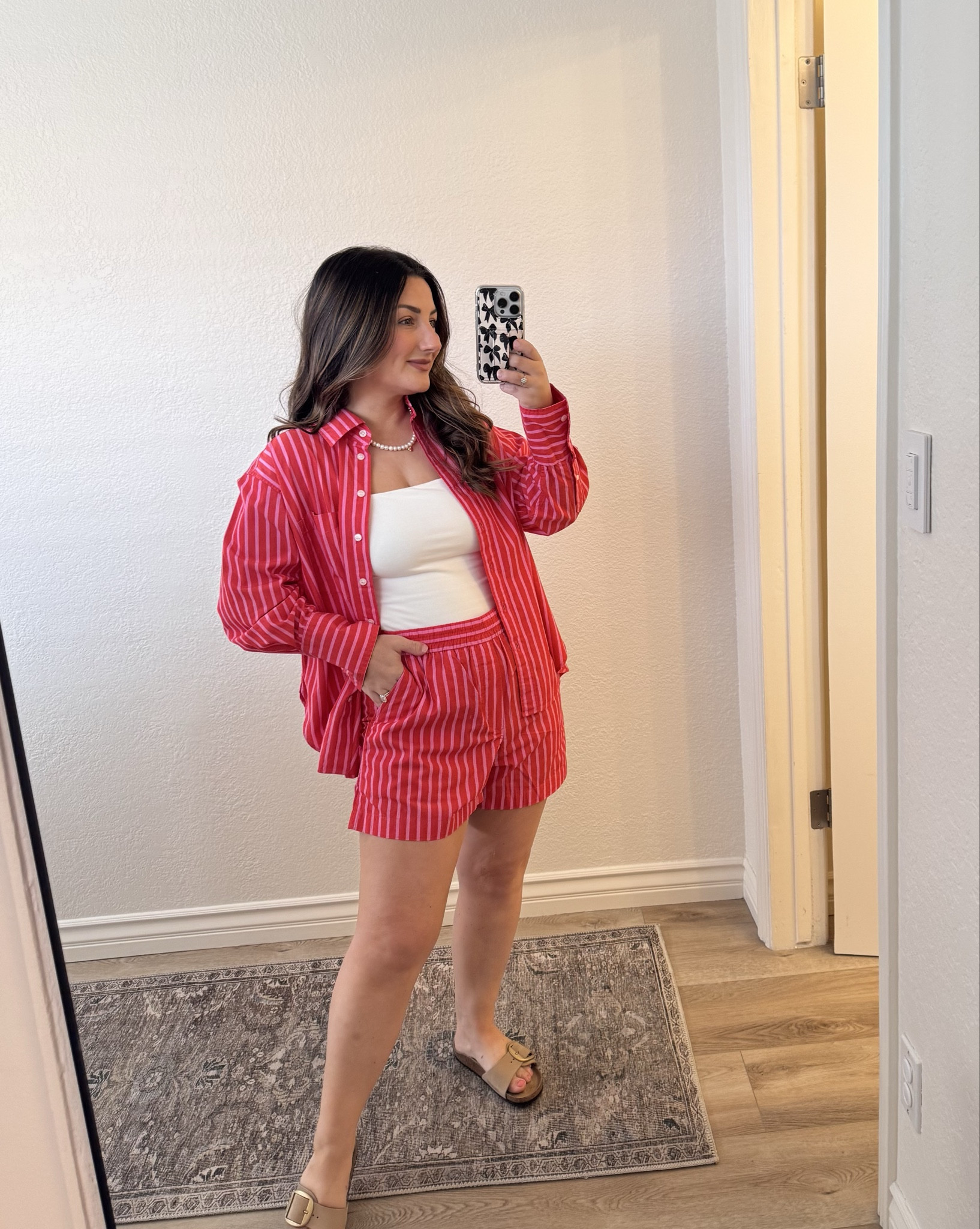 GAP is the destination for style this summer with high-quality pieces, bold colors, and breathable fabrics that are made for warmer days and travel!! From embroidered textures to vibrant linen blends, these new arrivals are perfect for everything from summer errands to vacation nights plus they come in petite!!! Sizing details 5’0” and 140 lbs:

Embroidered Halter Maxi Dress – Regular length Small however It runs a little big and I could have done and XS

Striped Button-Up – XS Petite
Shorts – Small

Linen Blend Pants – Small Petite
Tube Tank/Top – Small

@gap #howyouweargap #gappartner

#LTKFindsUnder50 #LTKPetite #LTKStyleTip