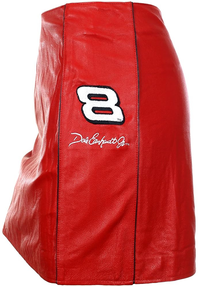Vintage Dale Earnhardt Jr. #8 Leather Skirt a Nascar Red Mini Skirt for Women | Amazon (US)