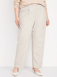 Extra High-Waisted Relaxed Slim Taylor Pants for Women | Old Navy (US)