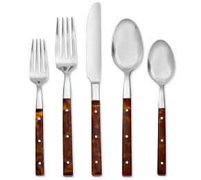 Tortoise 5-Piece Flatware Set | Pottery Barn (US)