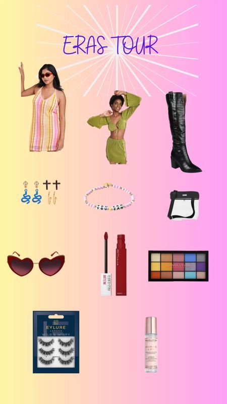 Eras tour x Target 
Cute outfit ideas 
Jewelry & makeup essentials 

#LTKbeauty #LTKFestival #LTKSeasonal