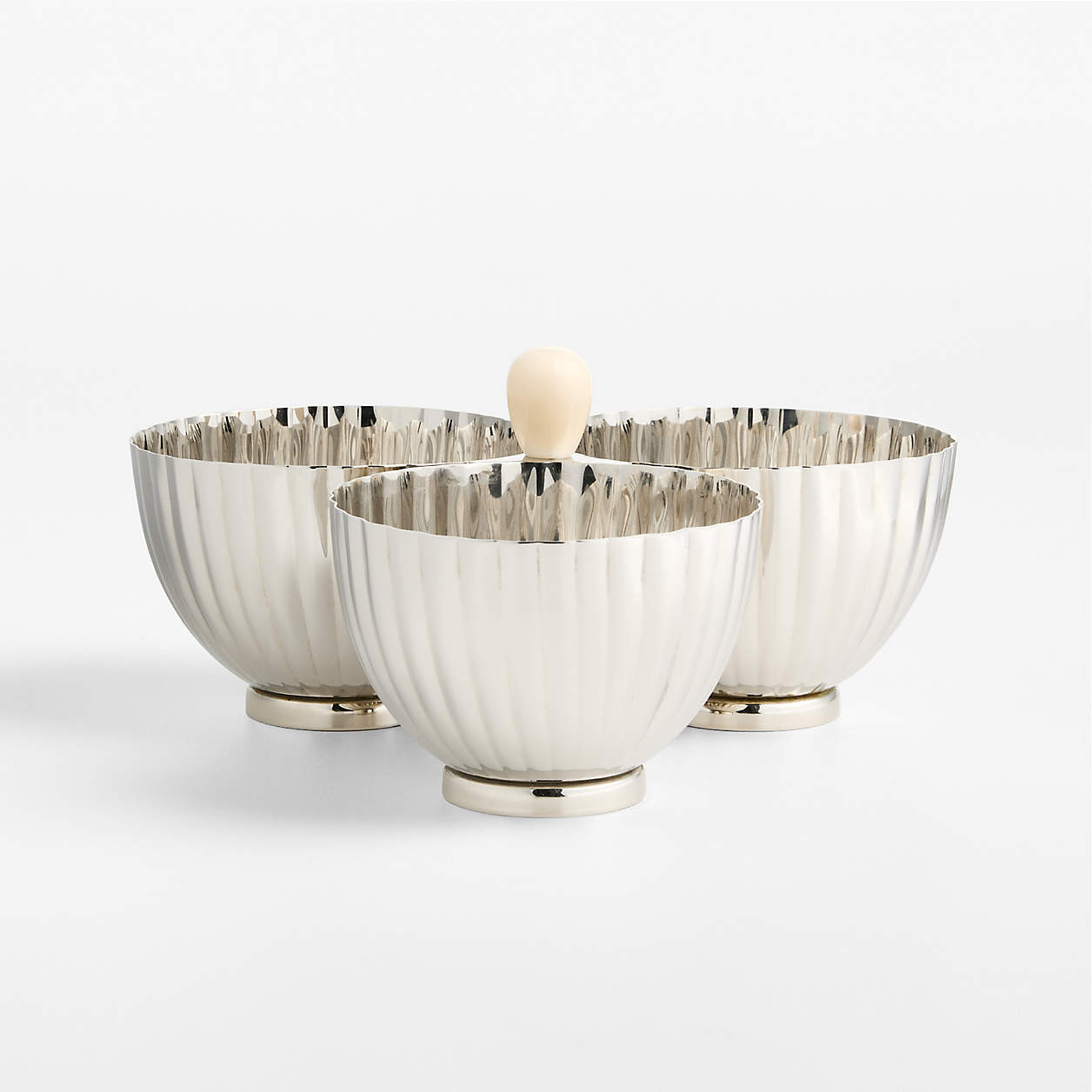 Romeo 3 Part Server by Laura Harrier & Tiffany Howell | Crate & Barrel | Crate & Barrel