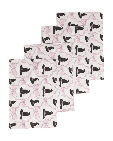Set Of 4 Witch Hat Bow Placemats | TJ Maxx