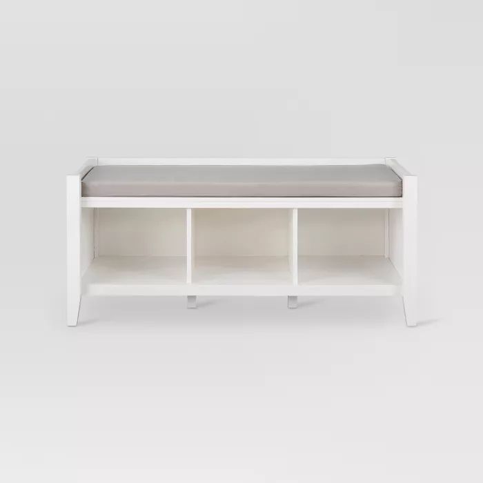 Open Storage Entryway Bench White - Threshold&#8482; | Target