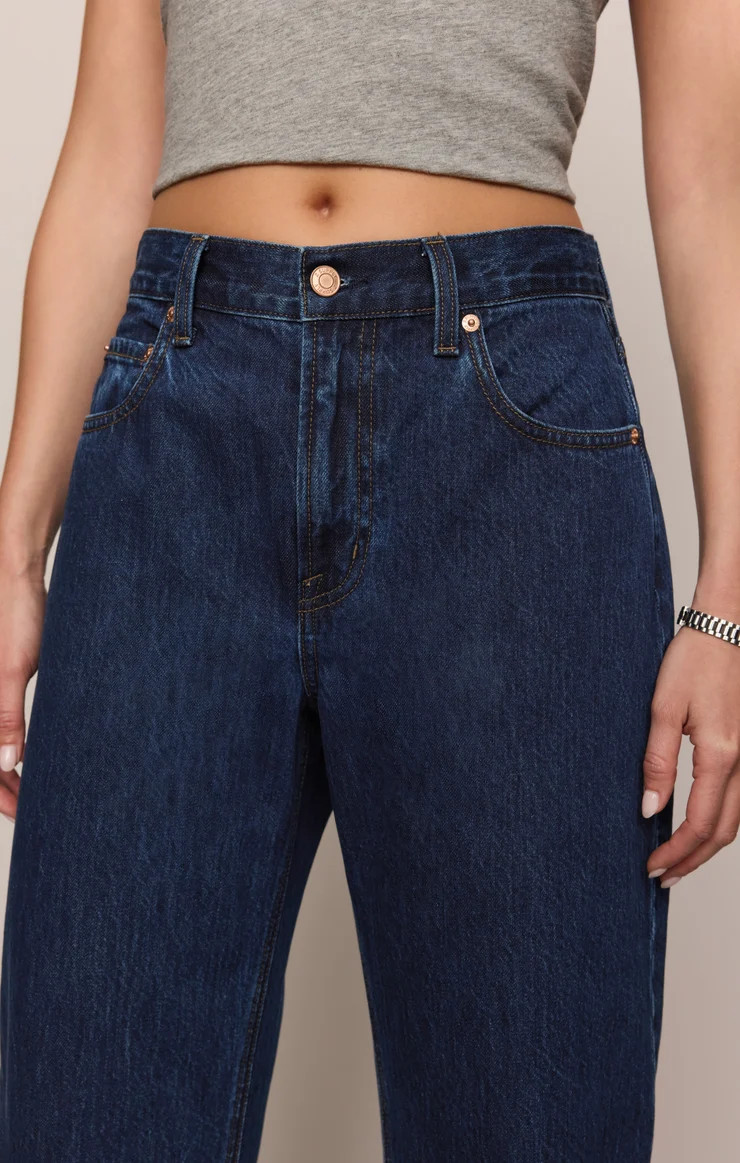 The Off Duty Mid-Rise Bowed Ankle Denim | Z Supply