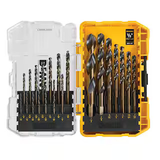 DEWALT Black and Gold Drill Bit Set (21-Piece)-DWA1181 - The Home Depot | The Home Depot
