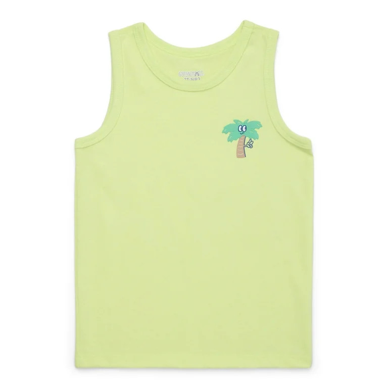 Garanimals Toddler Boys Graphic Jersey Tank Top, Sizes 18M-5T | Walmart (US)