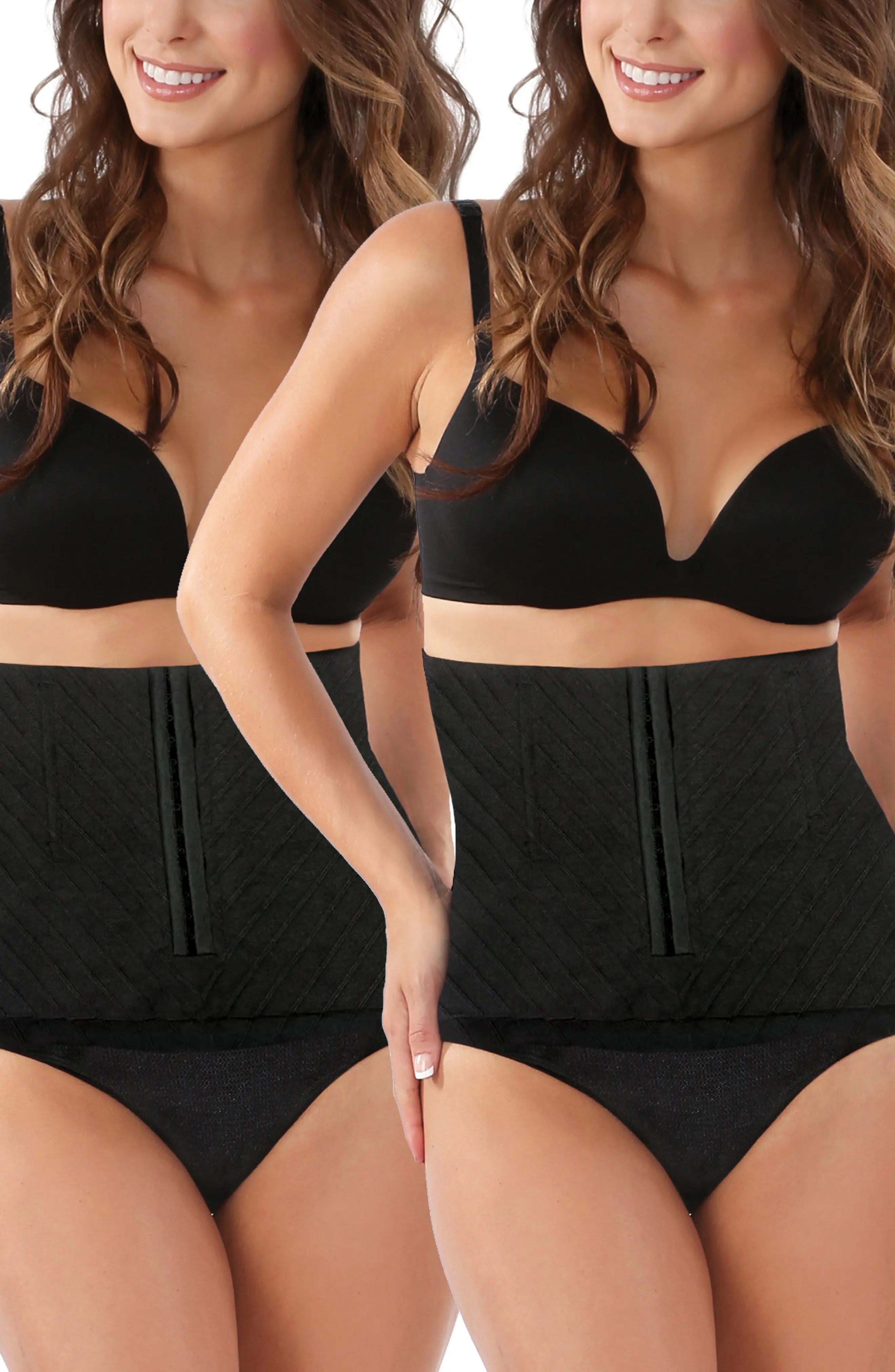 Belly Bandit(R) C-Section & Postpartum Recovery 2-Pack Briefs in Black at Nordstrom, Size Medium | Nordstrom