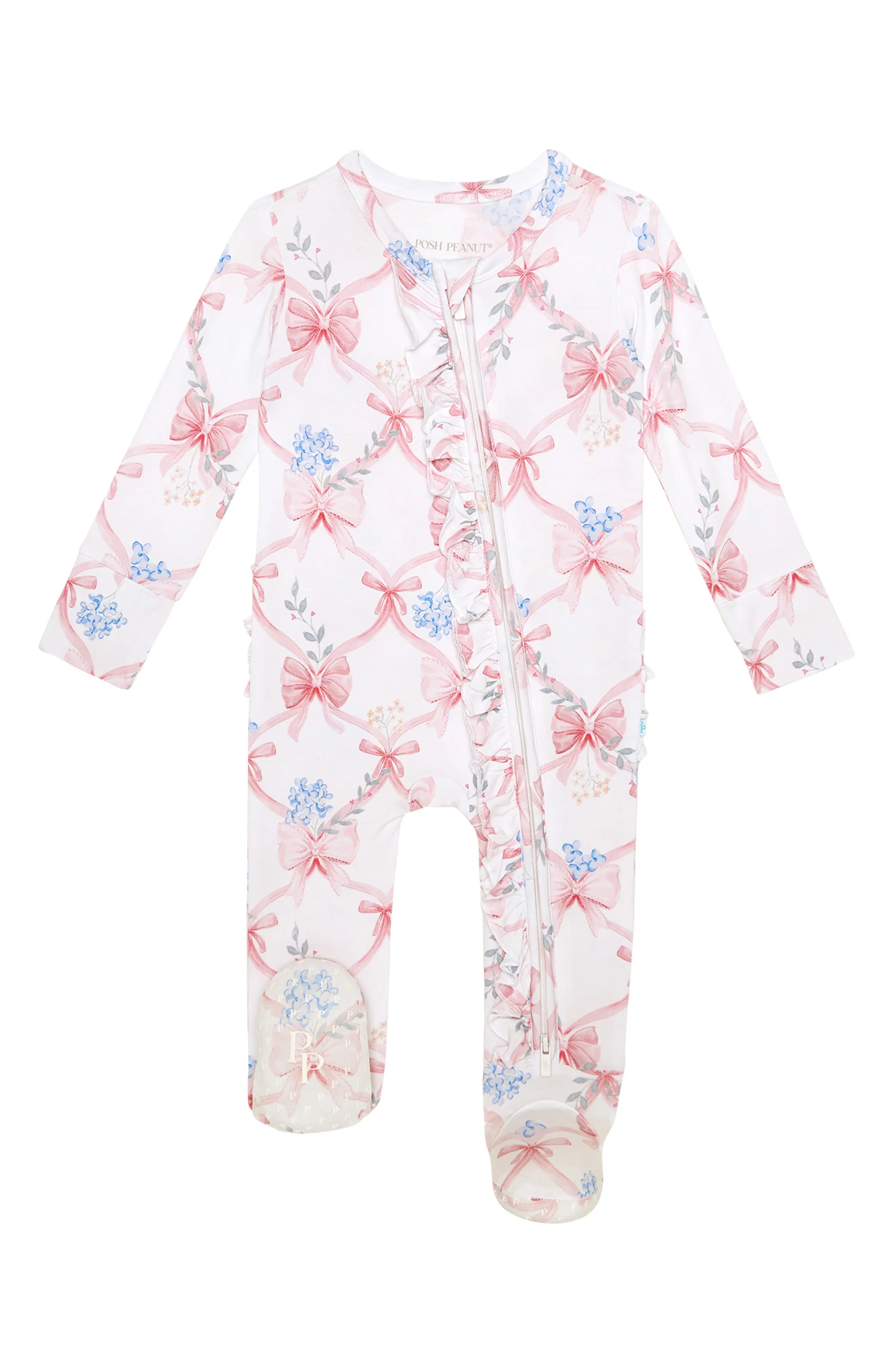 Ruffled Zipped Footie (Women) | Nordstrom | Nordstrom