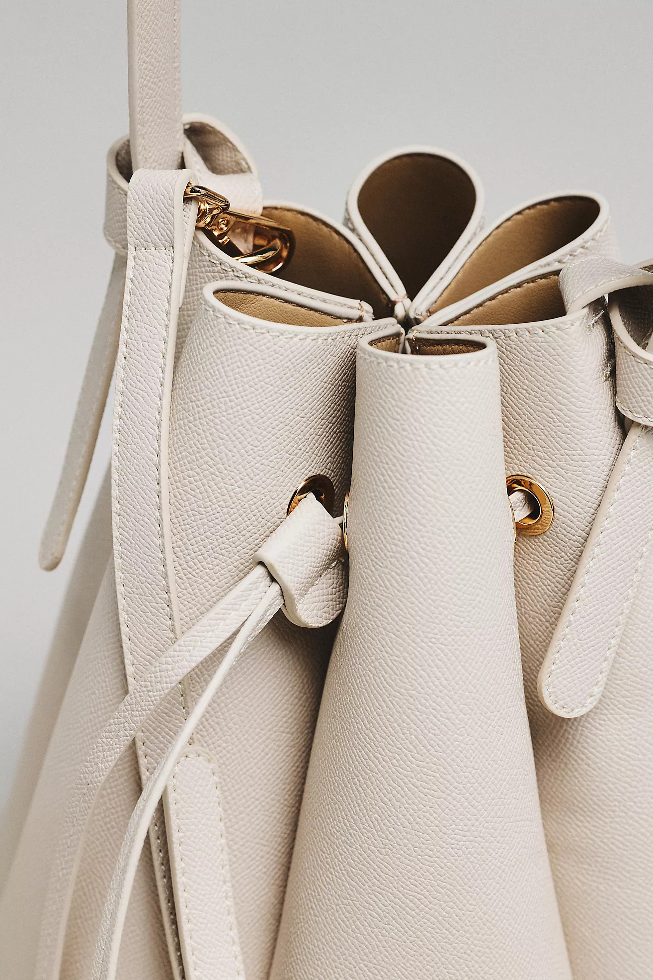 Laguna Cinched Vegan Leather Bucket Bag | Anthropologie (US)