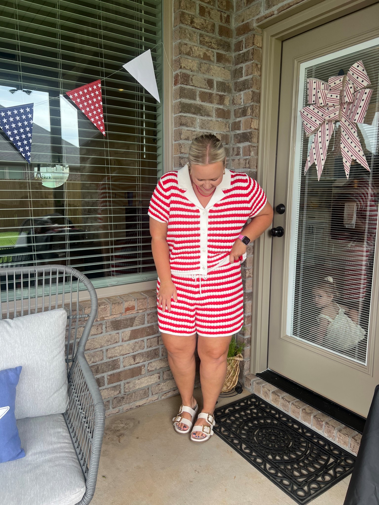 Matching set - curvy gal - loose fitting 
I’m in xl bottom XX top 
Could of got large bottoms #oldnavy

#LTKSaleAlert #LTKPlusSize