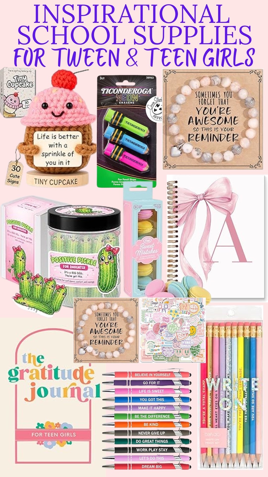 Inspirational school supplies for kids

#LTKKids