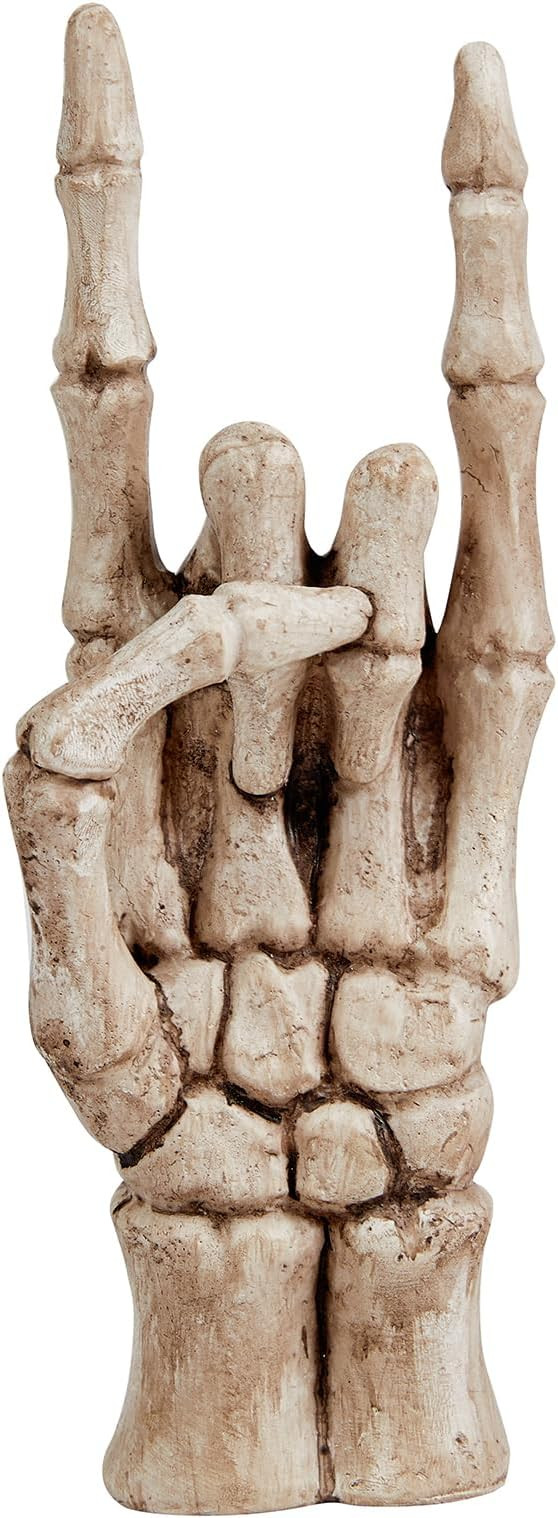 Gold Decor ASL Hand Sign, Halloween Skeleton Hand Sculpture polyresin 7.8 Inch Figurine (JS0371B) | Amazon (US)