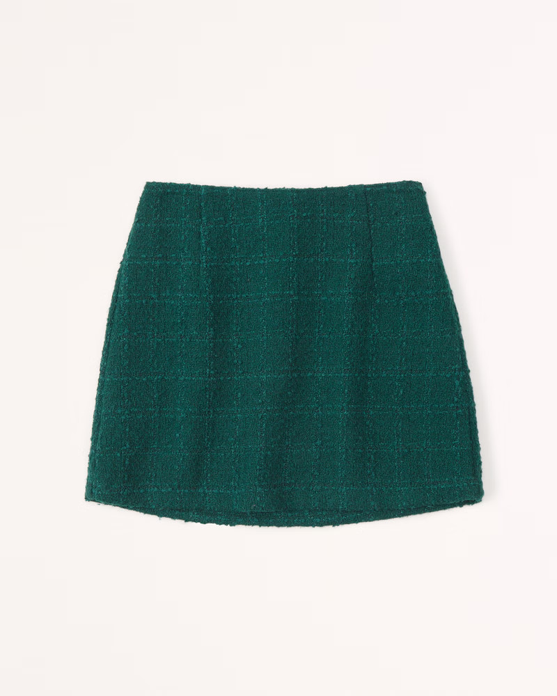 Tweed Mini Skort | Abercrombie & Fitch (US)