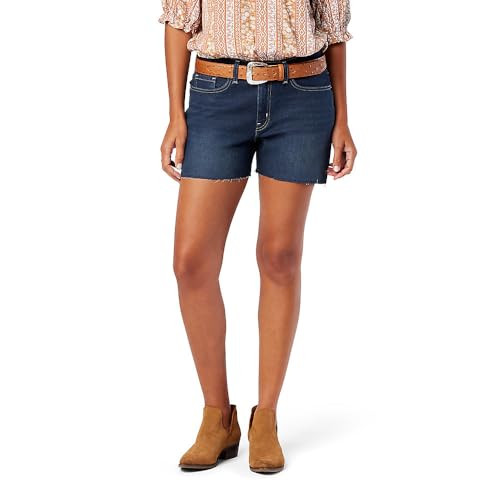 Levi Strauss Signature Gold Women's True Shorts Mid-Rise Stretch Denim (Also Available in Plus), ... | Amazon (US)