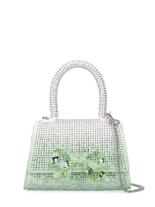 Micro Ombre rhinestone bow bag | Luisaviaroma