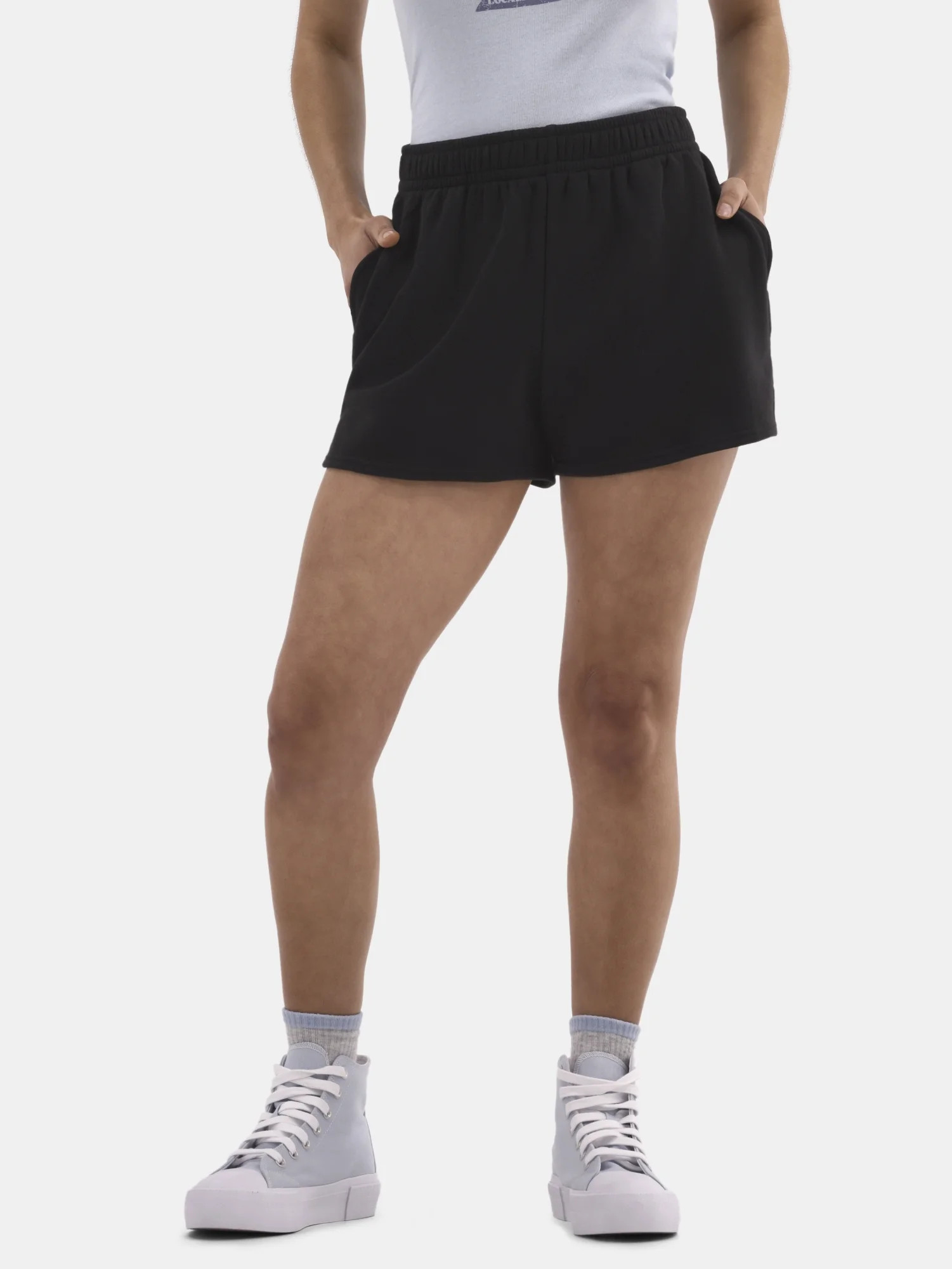 No Boundaries Fleece Shorts, Women's | Walmart (US)