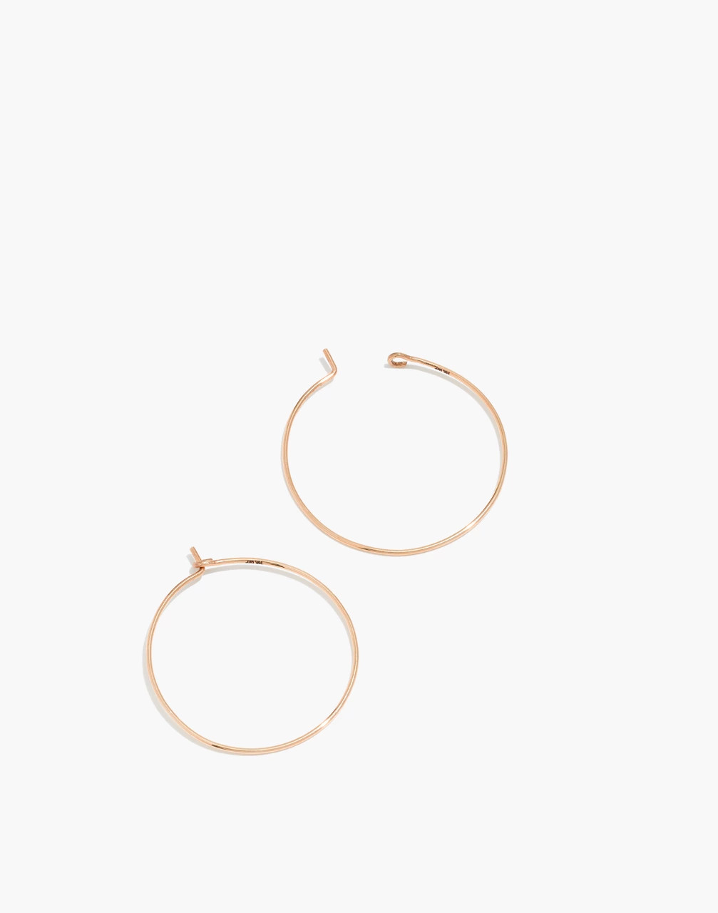 14k Gold-Filled Hoop Earrings | Madewell