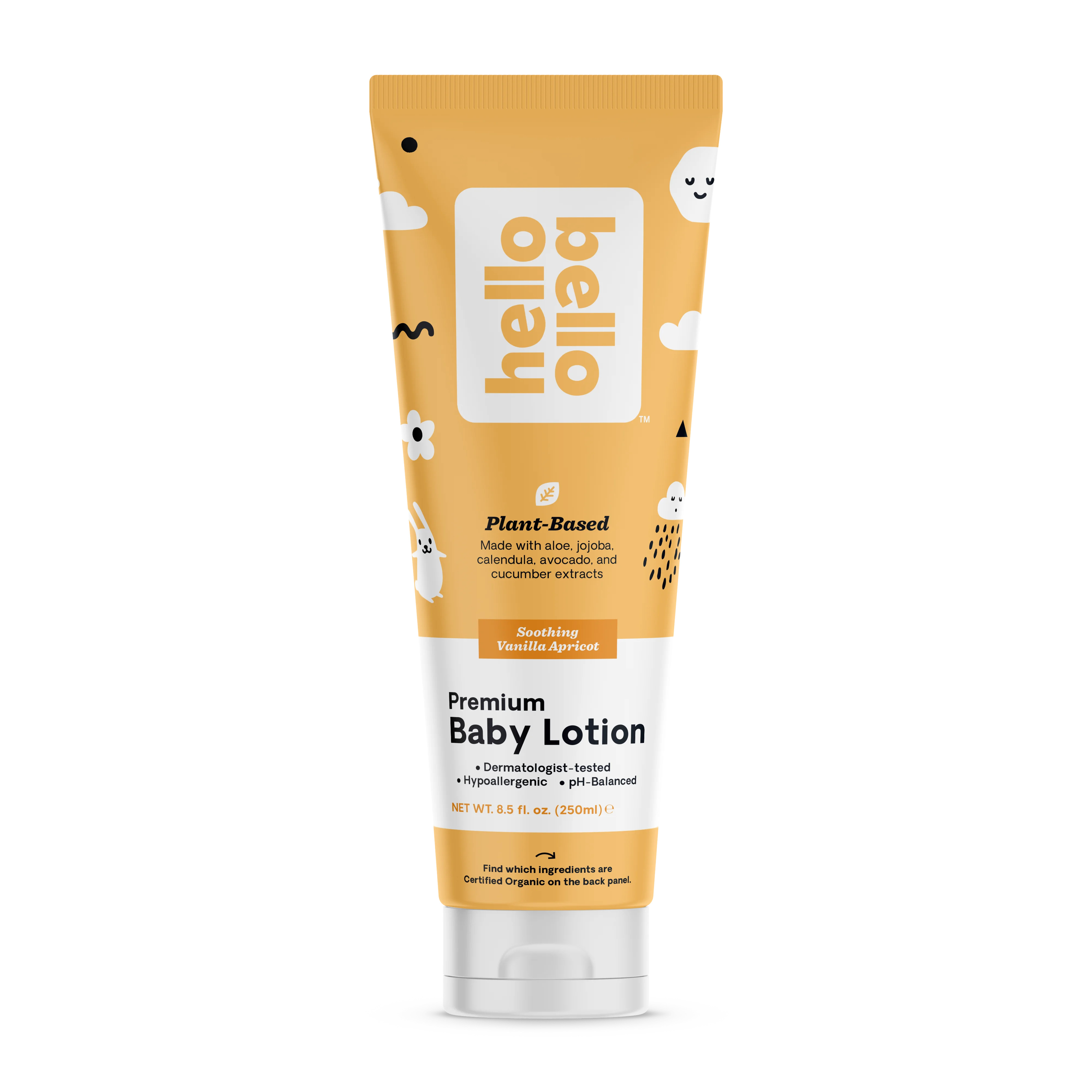 Hello Bello Premium Baby Lotion, Vanilla Apricot, 8.5 oz | Walmart (US)
