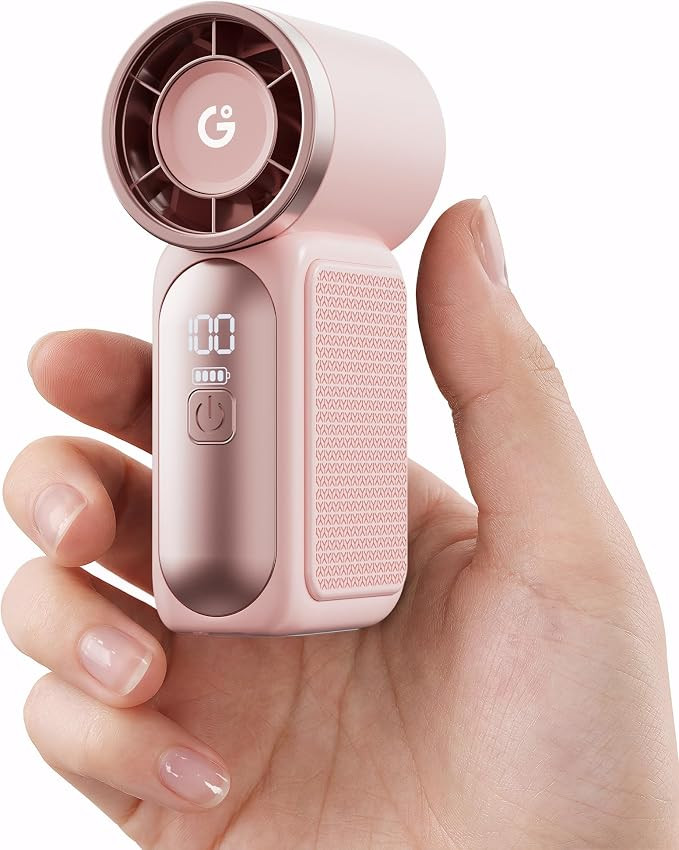 Gaiatop Portable Handheld Mini Fan, 6 Speeds 16900 RPM High Velocity Personal Fan with LED Displa... | Amazon (US)