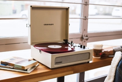Crosley Voyager Turntable, Dune | Ashley