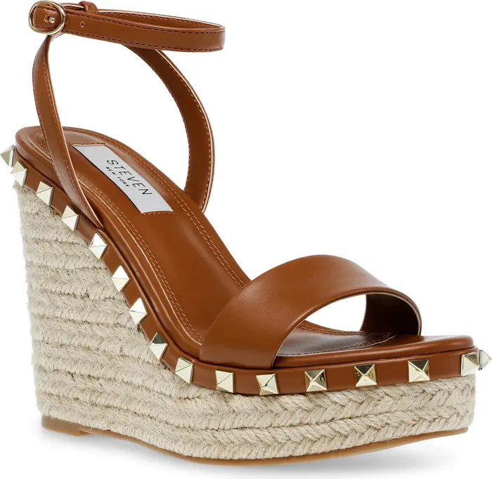 STEVEN NEW YORK Shells Studded Espadrille Wedge Sandal | Nordstromrack | Nordstrom Rack