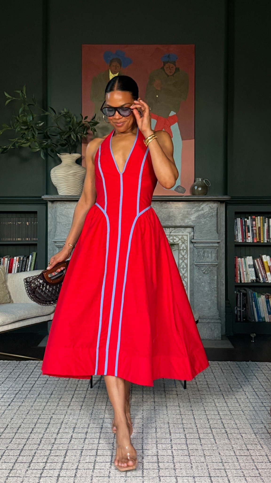 An easy, comfortable halter dress for spring and summer! Runs tts! 

#LTKSeasonal #LTKootd #LTKOver40