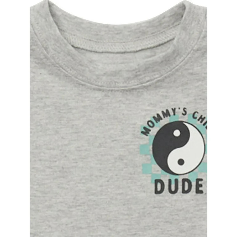 Garanimals Baby Boys Short Sleeve Graphic Tee, Sizes 0-24 Months | Walmart (US)