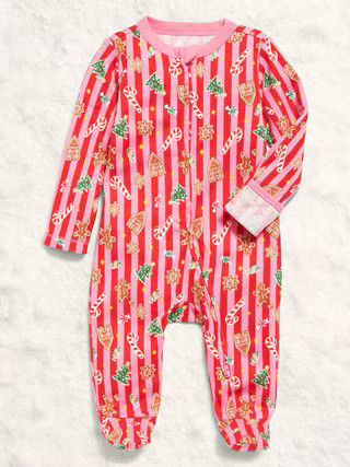 2-Way-Zip Sleep & Play Footed One-Piece for Baby | Old Navy (US)