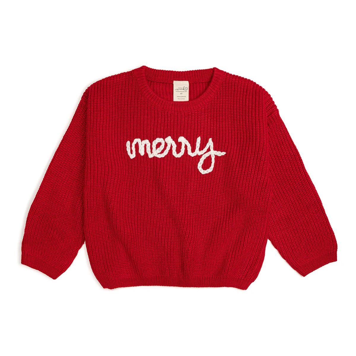 Merry Christmas Yarn Knit Sweater | Sweet Wink