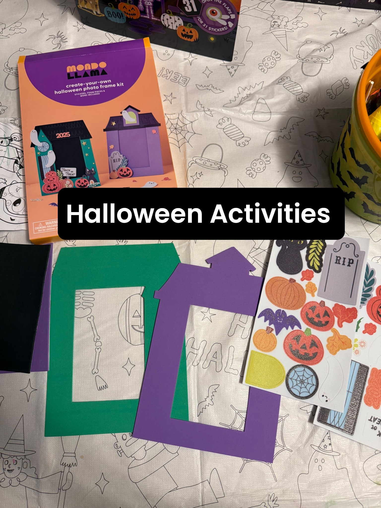 Halloween fun that doubles as a keepsake 👻 Love seeing the girls get creative! Targets Mondo Llama never disappoints with their cute + easy craft kits 🎃 

#LTKHalloween #LTKKids #LTKSeasonal