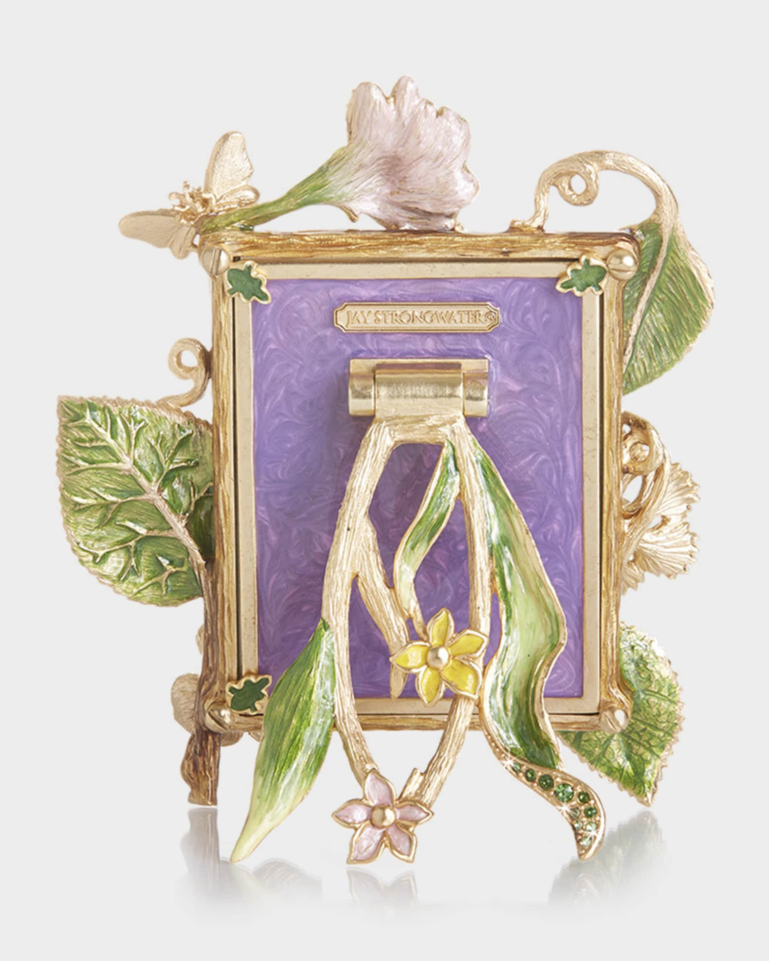 Jay Strongwater Dutch Floral Frame, 3" x 4" | Neiman Marcus