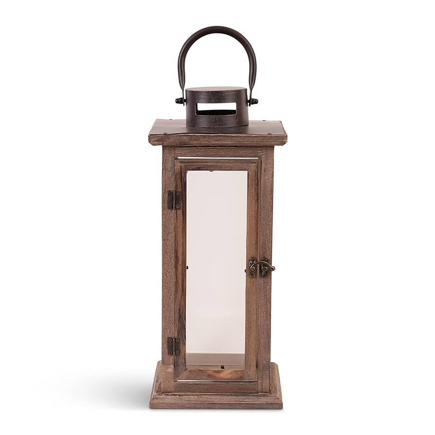 Koehler Home Decor Perfect Lodge Wooden Lantern | Amazon (US)