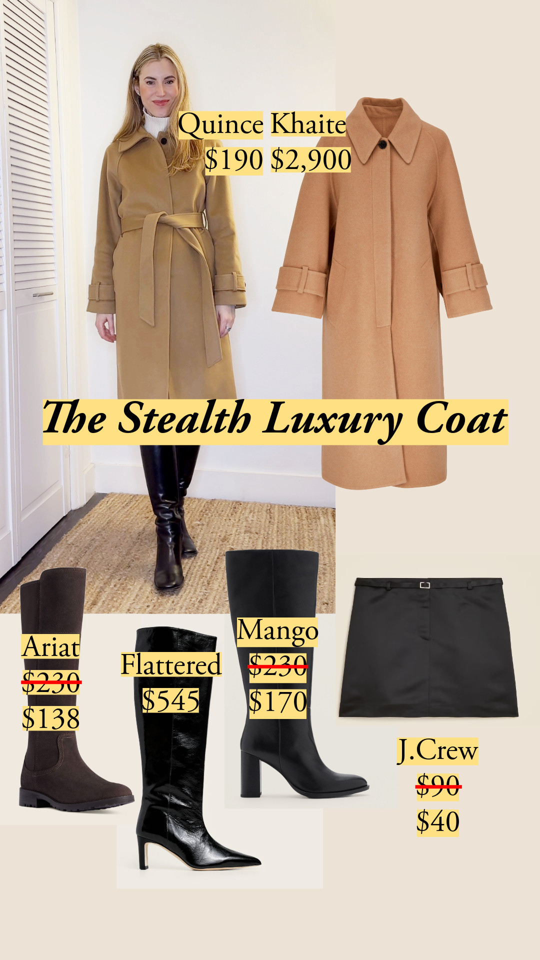 This coat works really well with knee boots and a mini. I'm wearing a small, my usual size. 

 #LTKSeasonal #LTKFindsUnder50 #LTKStyleTip