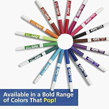 EXPO Low Odor Dry Erase Markers, Fine Tip, Black, 36 Count | Amazon (US)