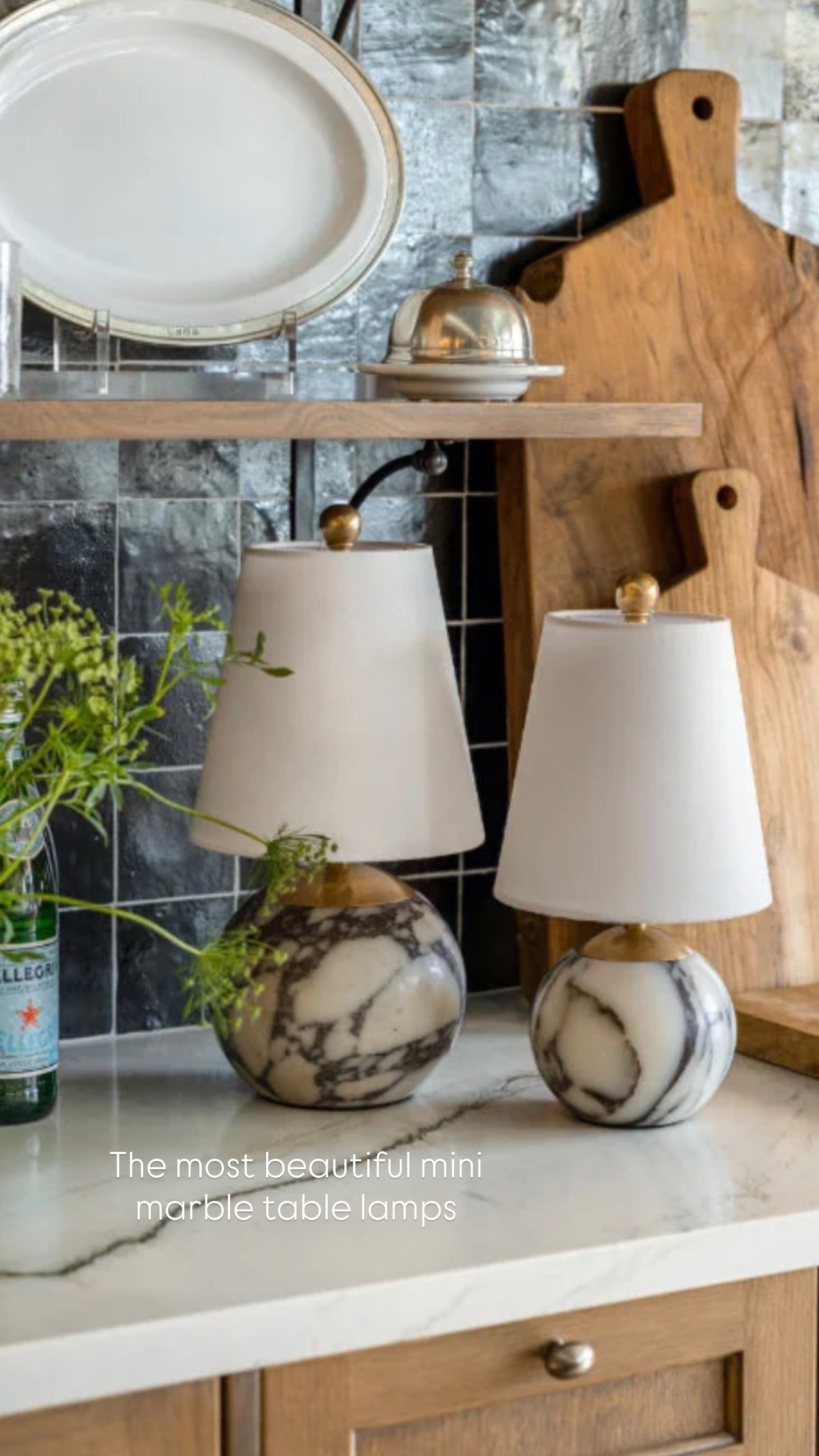 How gorgeous are these marble mini lamps?! The perfect size lamp for a corner of your kitchen, your entryway or your office desk. Currently on sale and such a classic design...  

 #LTKSeasonal #LTKHome #LTKSaleAlert