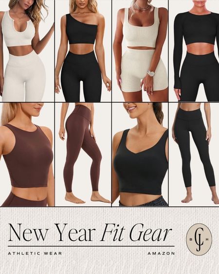 Best of athletic wear from Amazon. Bra and legging sets, leggings, tops, bra tops. Cella Jane. Fit style  

#LTKfit #LTKstyletip