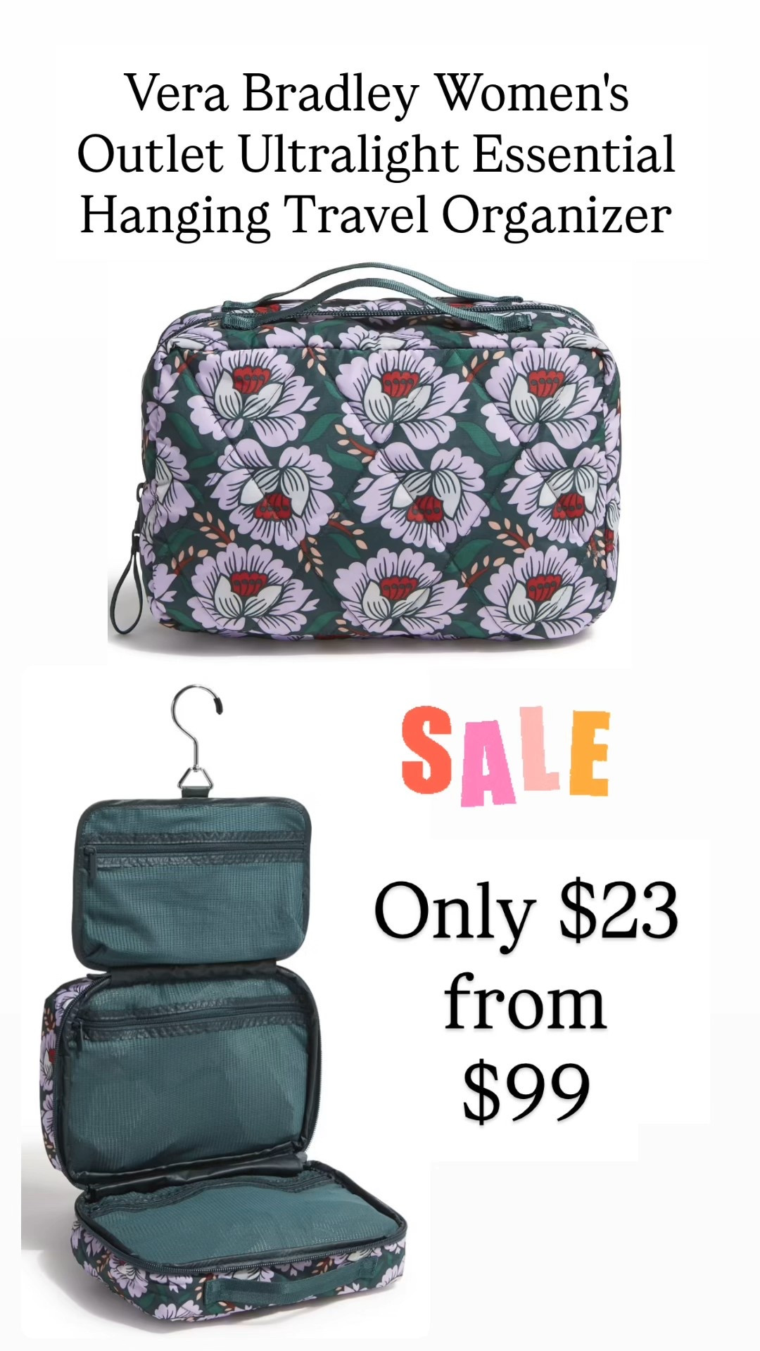 Vera Bradley fans, this is a great one! $23 from $99! Great gift!

#LTKHoliday #LTKGiftGuide
