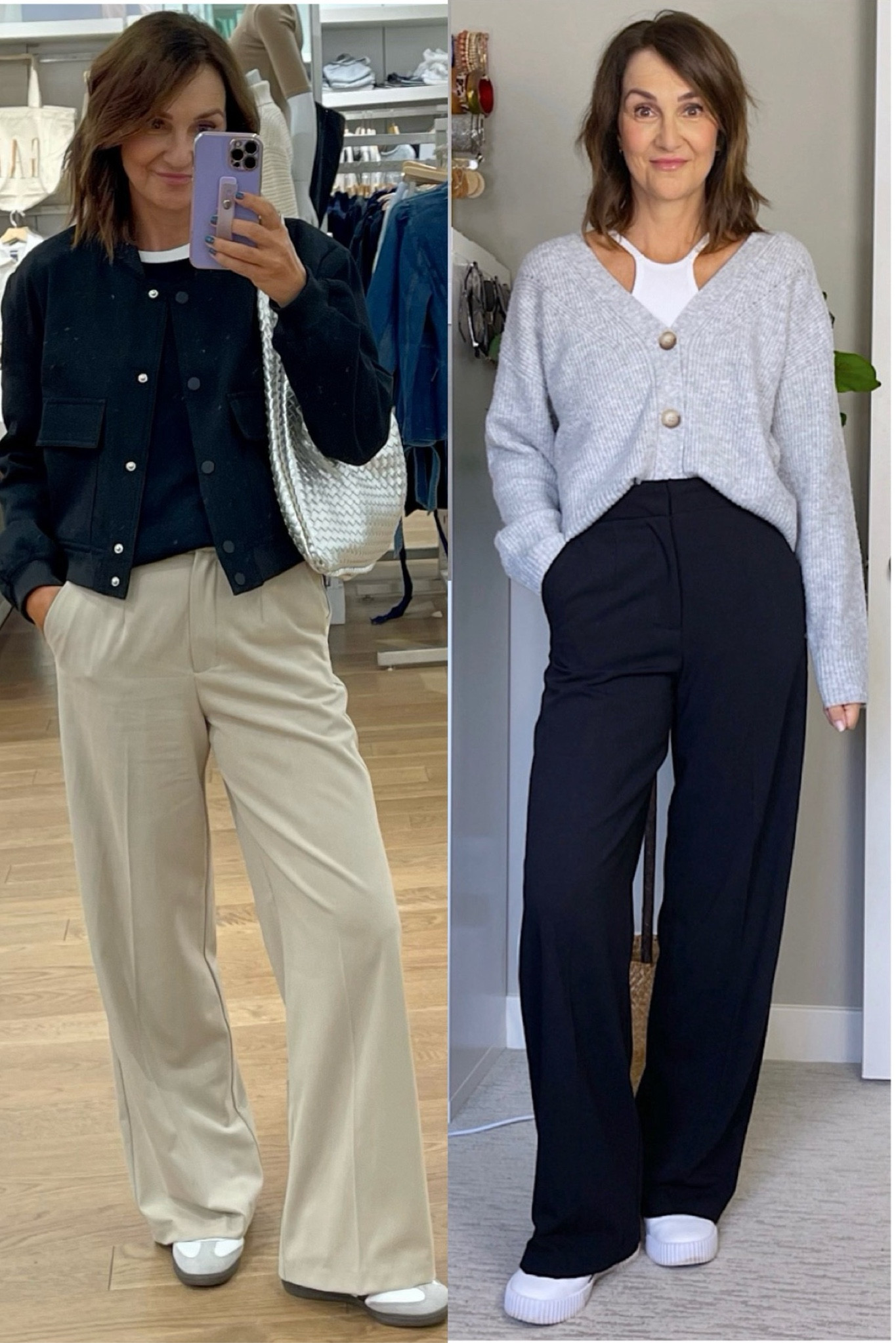 Dynamite sale faves! 30% off + extra 40% off sale items!
These trousers are the best, I wear my usual size 4 and I’m 5’ 7 tall.
The grey cardi is also Dynamite and so soft! I’m wearing S


#LTKfindsunder50 #LTKstyletip #LTKCyberWeek