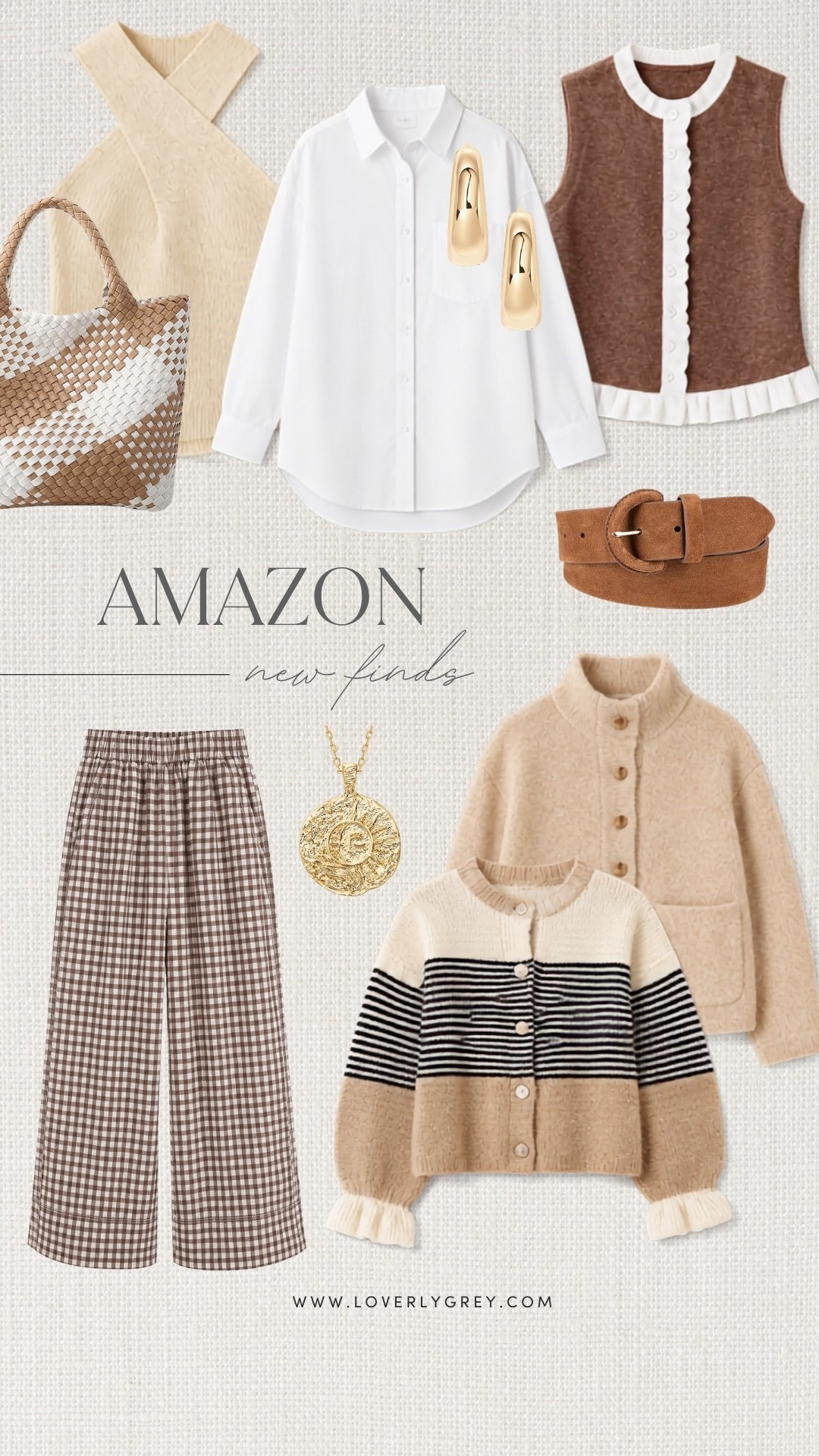 I’m loving these Amazon fall fashion finds for that cozy, neutral look I always come back to this time of year! The plaid pants, textured cardigans, crisp white button-down and warm brown accessories are such cute fall wardrobe staples for everyday outfits, workwear and weekend plans.

#LTKgrwm #LTKSeasonal