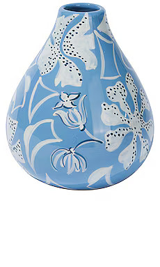 Vaisselle Drop It Like Its Hot Vase in Atlantic Blue & White from Revolve.com | Revolve Clothing (Global)