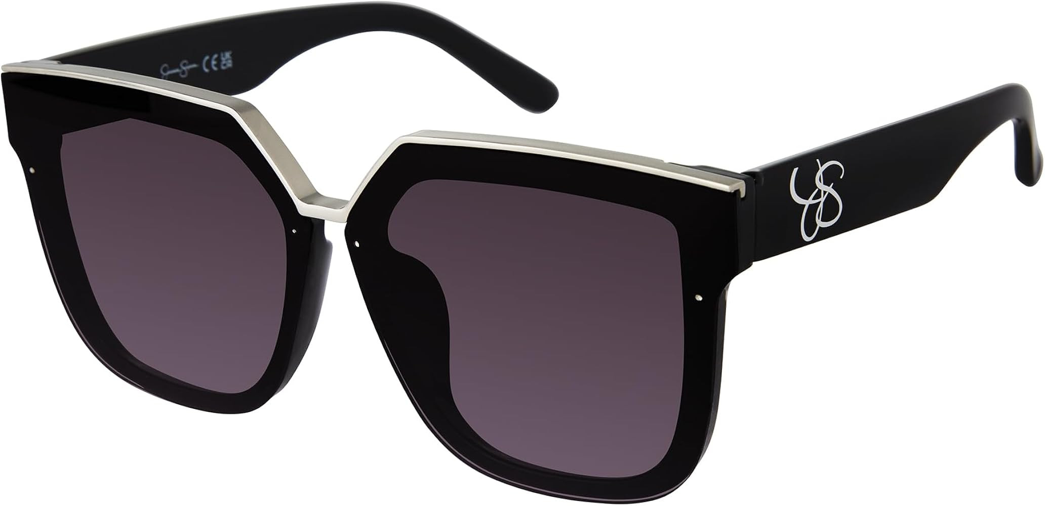 Jessica Simpson Women's J6214 Flush Lens Cat Eye Square Sunglasses with Uv400 Protection. Glam Gi... | Amazon (US)