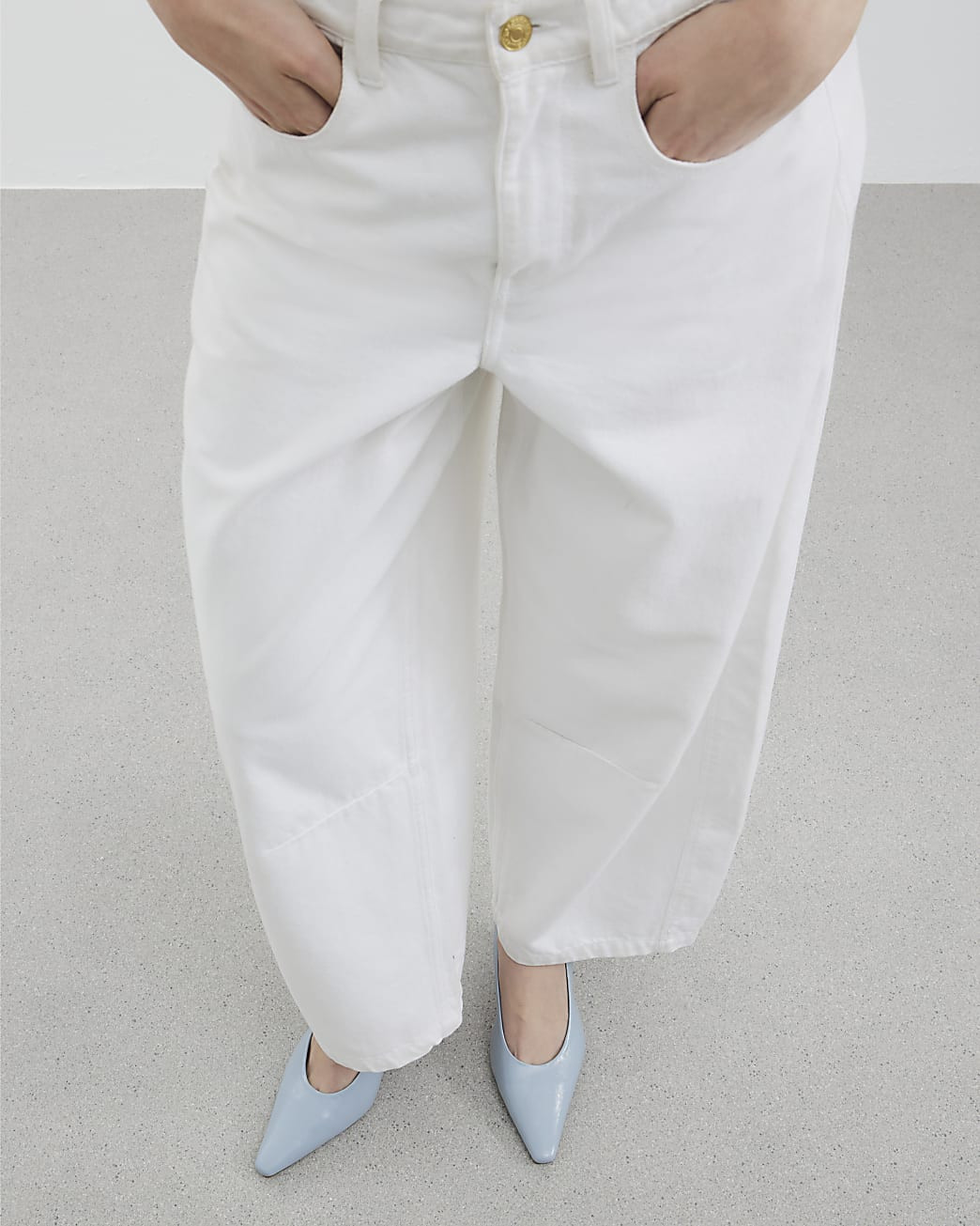 Blue Pointed Toe Court Heels | River Island UK & IE