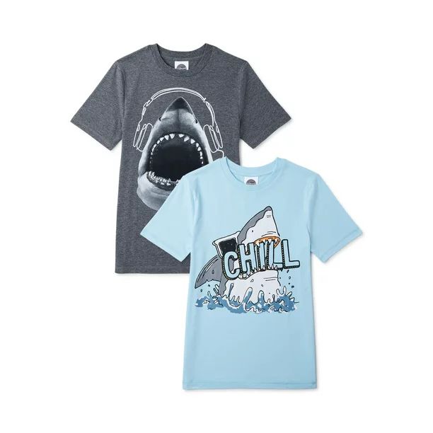 Off Campus Boys Short Sleeve Graphic T-Shirt, 2-Pack, Sizes 4-16 | Walmart (US)