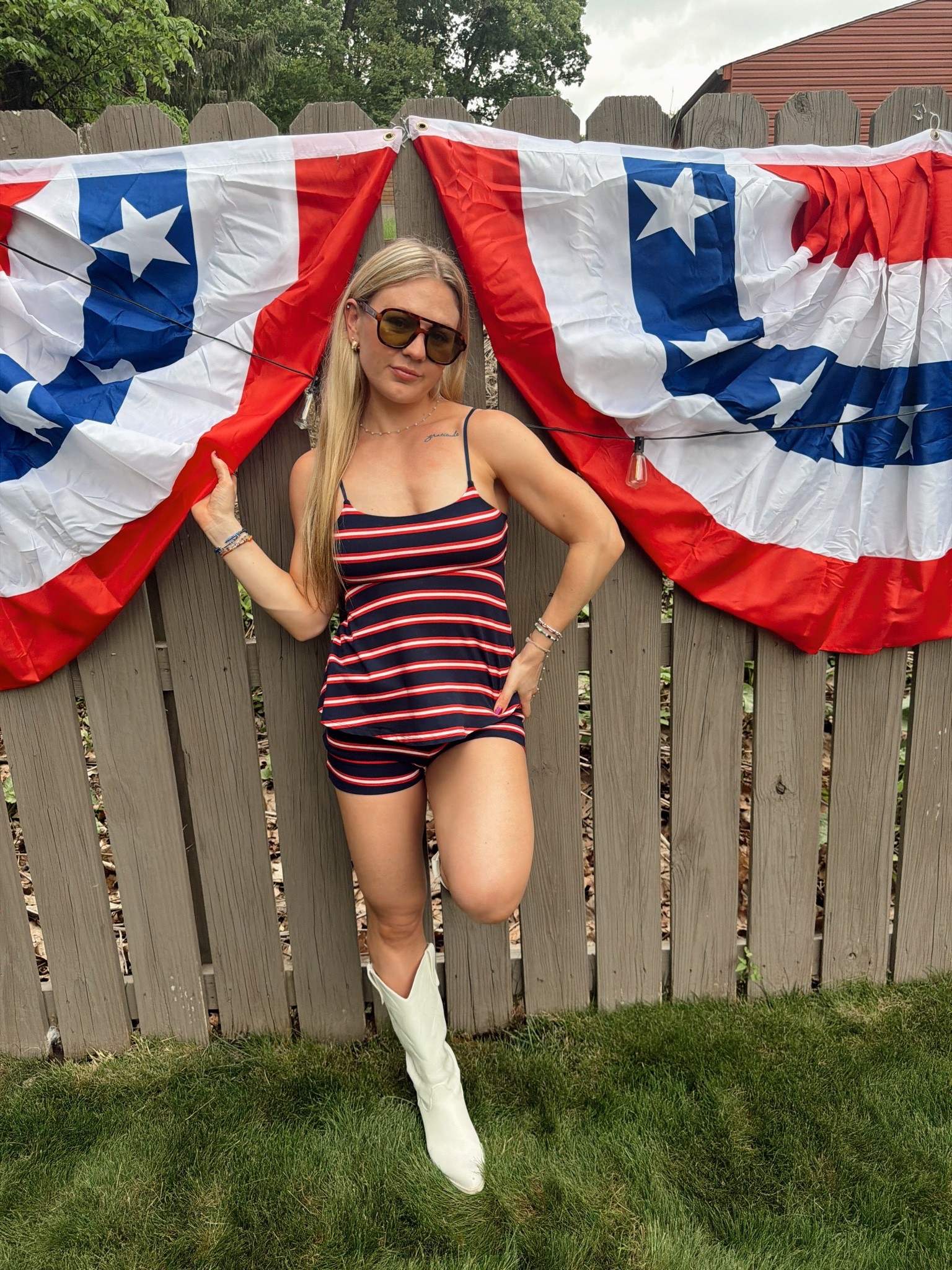 memorial day outfit!! set from @Target wearing a size small on both 🤍

#LTKootd #LTKSeasonal #LTKgrwm