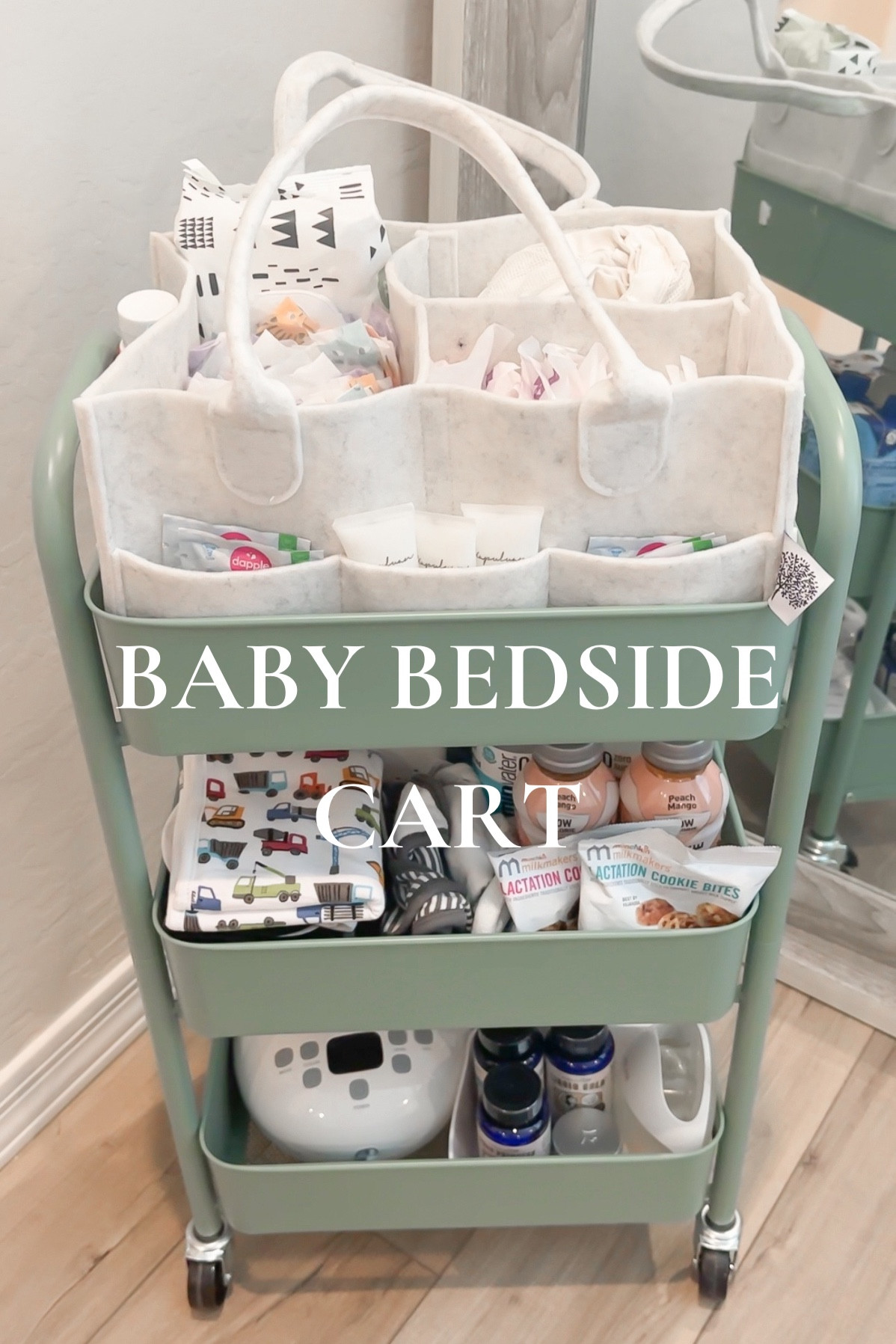 Stocked my baby bedside cart with all the essentials! 

#LTKBaby #LTKBump